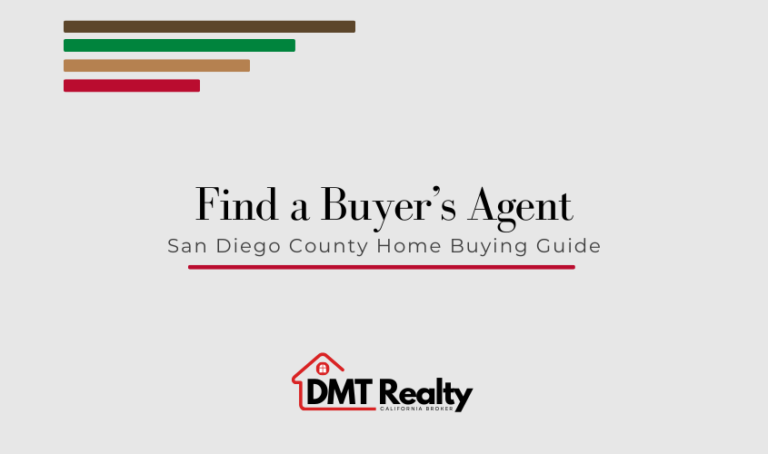 Homebuyer meeting with buyer’s agent in San Diego County
