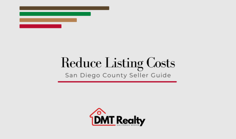 San Diego County home seller reviewing ways to reduce listing costs
