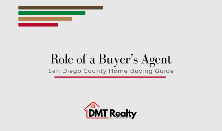 Homebuyer meeting with buyer’s agent in San Diego County