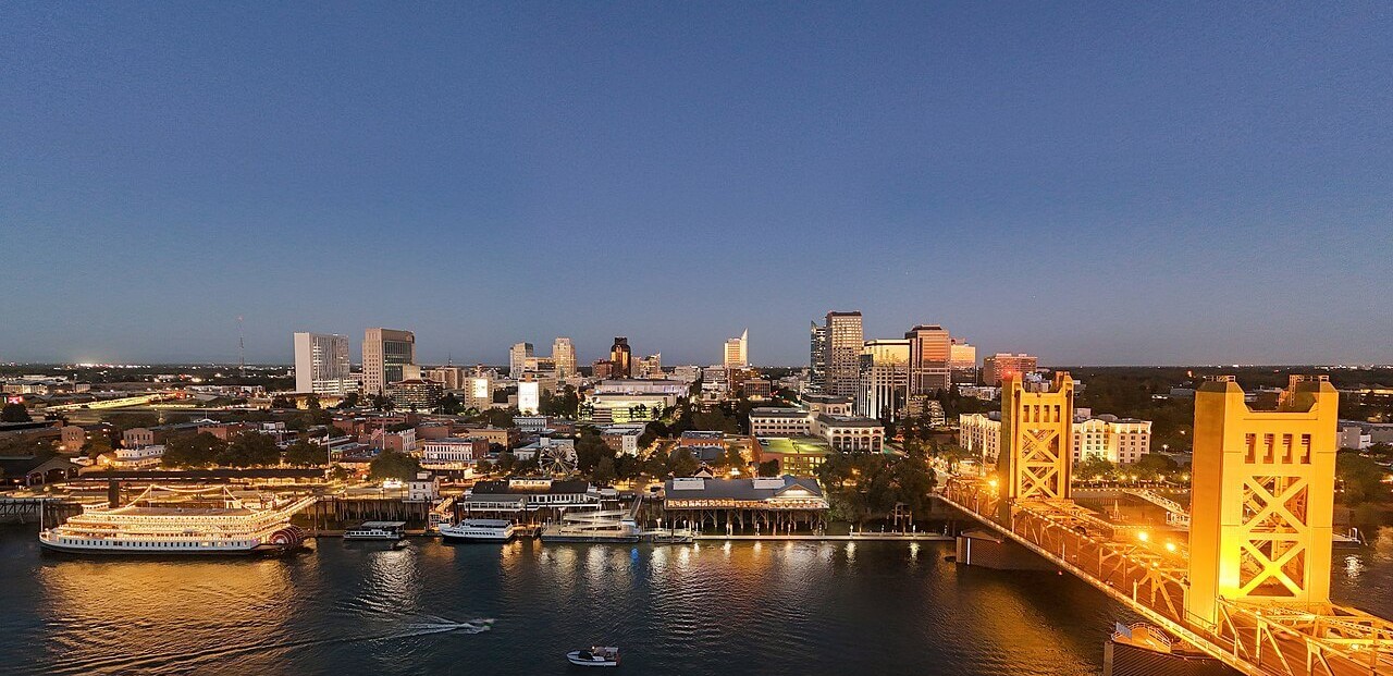 Downtown Sacramento County Skyline and surrounding real estate market