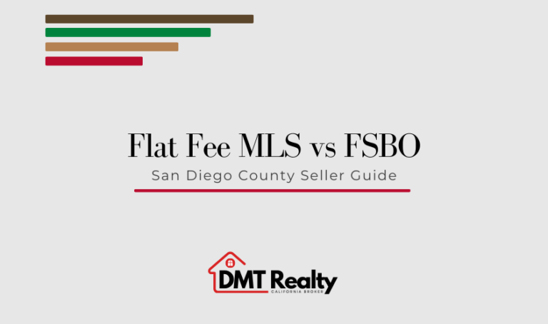 San Diego County home seller comparing flat fee MLS and FSBO options