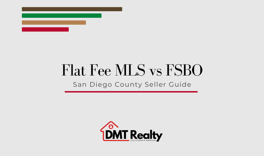 San Diego County home seller comparing flat fee MLS and FSBO options