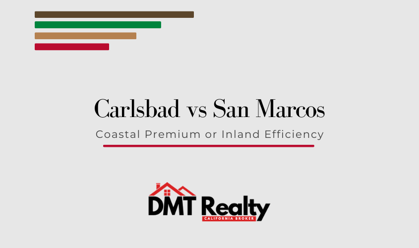 Carlsbad vs San Marcos comparison for North County home buyers