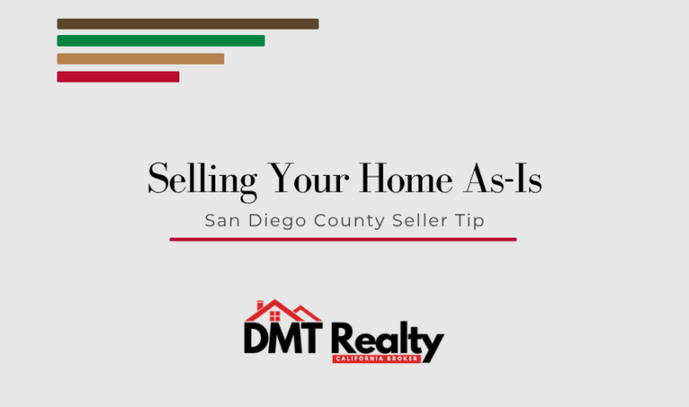 Selling a home as-is in San Diego County without completing major repairs