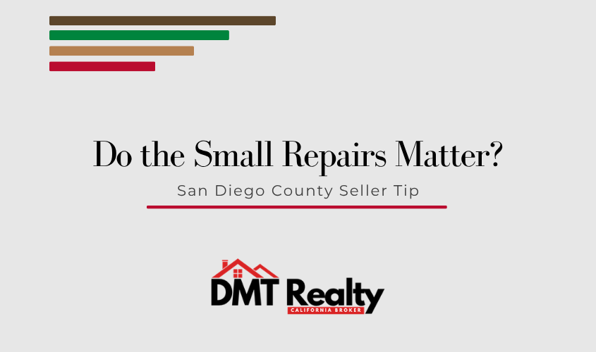 should I fix small repairs before selling my home