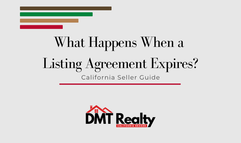 What happens if my listing agreement expires as a California homeowner reviews the next steps