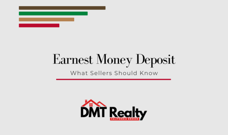 Home seller reviewing earnest money deposit terms in a purchase offer